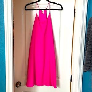 Hot pink dress